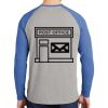 Mens Full Color PosiCharge Long Sleeve Tri Blend Wicking Raglan Tee Thumbnail