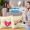 Heart & Key Farmhouse Pillow Cover Thumbnail