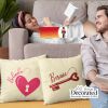 Heart & Key Farmhouse Pillow Cover Thumbnail