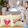 Heart & Key Farmhouse Pillow Cover Thumbnail