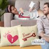 Heart & Key Farmhouse Pillow Cover Thumbnail