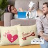 Heart & Key Farmhouse Pillow Cover Thumbnail