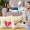 Heart & Key Farmhouse Pillow Cover Thumbnail