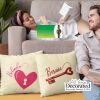 Heart & Key Farmhouse Pillow Cover Thumbnail