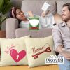Heart & Key Farmhouse Pillow Cover Thumbnail
