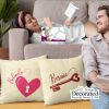 Heart & Key Farmhouse Pillow Cover Thumbnail