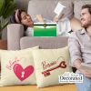 Heart & Key Farmhouse Pillow Cover Thumbnail