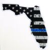 State of Florida Blue Line Decal 4" Thumbnail