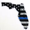State of Florida Blue Line Decal 4" Thumbnail