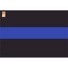 License Plate Decal Blue Line Flag 1.25" Thumbnail
