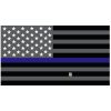 Grey Thin Blue Line Flag Decal 4" or 6" Thumbnail