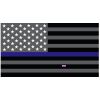 Grey Thin Blue Line Flag Decal 4" or 6" Thumbnail