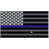 Grey Thin Blue Line Flag Decal 4" or 6" Thumbnail