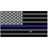 Grey Thin Blue Line Flag Decal 4" or 6" Thumbnail