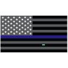 Grey Thin Blue Line Flag Decal 4" or 6" Thumbnail