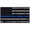 Blue Line Distressed Flag Decal 4" or 6" Thumbnail