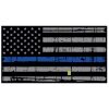 Blue Line Distressed Flag Decal 4" or 6" Thumbnail