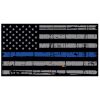 Blue Line Distressed Flag Decal 4" or 6" Thumbnail