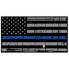 Blue Line Distressed Flag Decal 4" or 6" Thumbnail