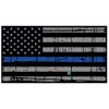 Blue Line Distressed Flag Decal 4" or 6" Thumbnail