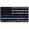 Blue Line Distressed Flag Decal 4" or 6" Thumbnail