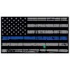 Blue Line Distressed Flag Decal 4" or 6" Thumbnail