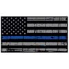 Blue Line Distressed Flag Decal 4" or 6" Thumbnail
