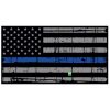 Blue Line Distressed Flag Decal 4" or 6" Thumbnail