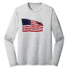 Sublimatable PosiCharge Long Sleeve Electric Heather Tee Thumbnail