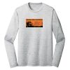 Sublimatable PosiCharge Long Sleeve Electric Heather Tee Thumbnail