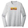 Sublimatable PosiCharge Long Sleeve Electric Heather Tee Thumbnail