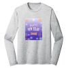 Sublimatable PosiCharge Long Sleeve Electric Heather Tee Thumbnail