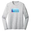 Sublimatable PosiCharge Long Sleeve Electric Heather Tee Thumbnail