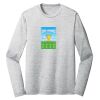 Sublimatable PosiCharge Long Sleeve Electric Heather Tee Thumbnail