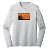 Sublimatable PosiCharge Long Sleeve Electric Heather Tee Thumbnail