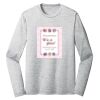Sublimatable PosiCharge Long Sleeve Electric Heather Tee Thumbnail