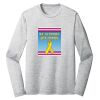 Sublimatable PosiCharge Long Sleeve Electric Heather Tee Thumbnail