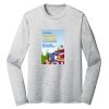 Sublimatable PosiCharge Long Sleeve Electric Heather Tee Thumbnail