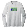 Sublimatable PosiCharge Long Sleeve Electric Heather Tee Thumbnail