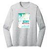 Sublimatable PosiCharge Long Sleeve Electric Heather Tee Thumbnail