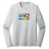 Sublimatable PosiCharge Long Sleeve Electric Heather Tee Thumbnail