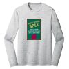 Sublimatable PosiCharge Long Sleeve Electric Heather Tee Thumbnail