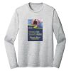 Sublimatable PosiCharge Long Sleeve Electric Heather Tee Thumbnail
