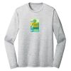 Sublimatable PosiCharge Long Sleeve Electric Heather Tee Thumbnail