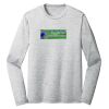 Sublimatable PosiCharge Long Sleeve Electric Heather Tee Thumbnail