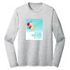 Sublimatable PosiCharge Long Sleeve Electric Heather Tee Thumbnail