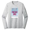 Sublimatable PosiCharge Long Sleeve Electric Heather Tee Thumbnail