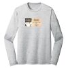 Sublimatable PosiCharge Long Sleeve Electric Heather Tee Thumbnail