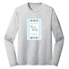 Sublimatable PosiCharge Long Sleeve Electric Heather Tee Thumbnail