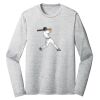 Sublimatable PosiCharge Long Sleeve Electric Heather Tee Thumbnail